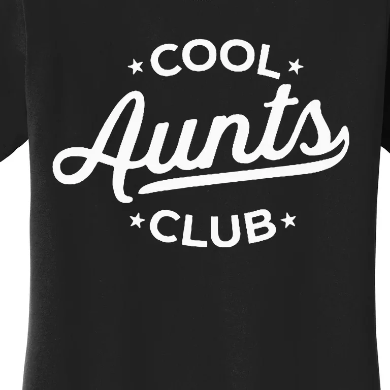 Retro Cool Aunts Club Best Auntie Ever Funny Aunt Pocket Women's T-Shirt