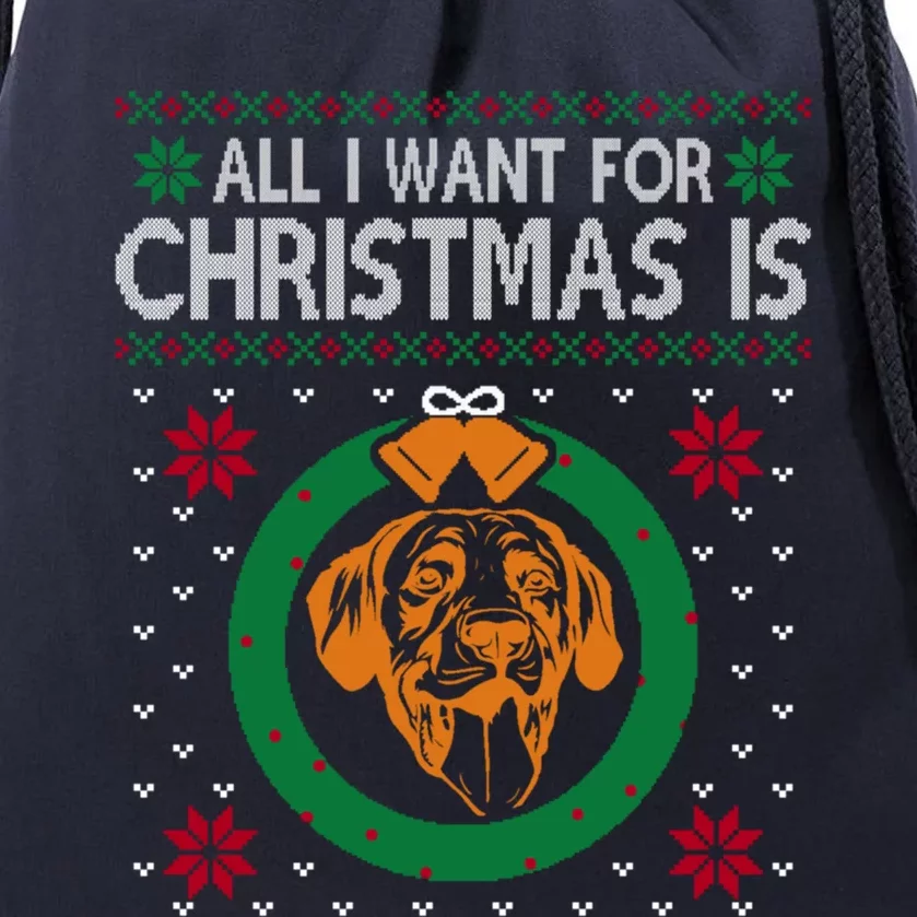 Retrievers Christmas All I Want For Christmas Is Retrievers Gift Drawstring Bag