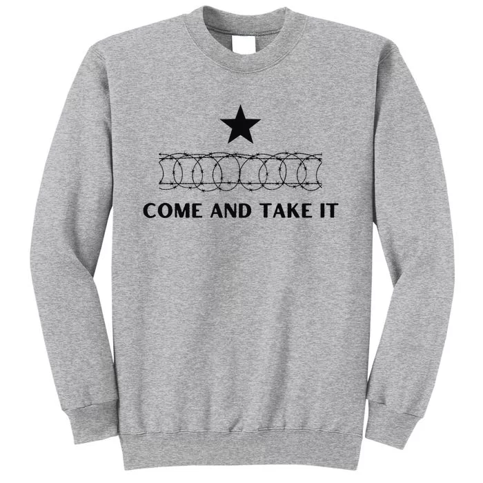 Republican Come And Take It Barbed Wire Patriotic Tall Sweatshirt