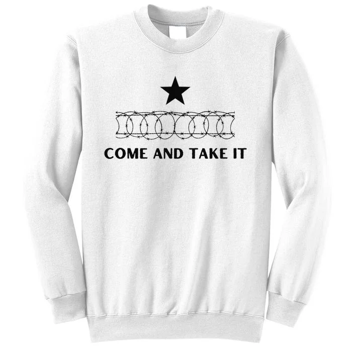 Republican Come And Take It Barbed Wire Patriotic Sweatshirt