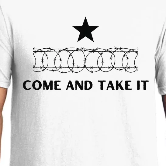 Republican Come And Take It Barbed Wire Patriotic Pajama Set