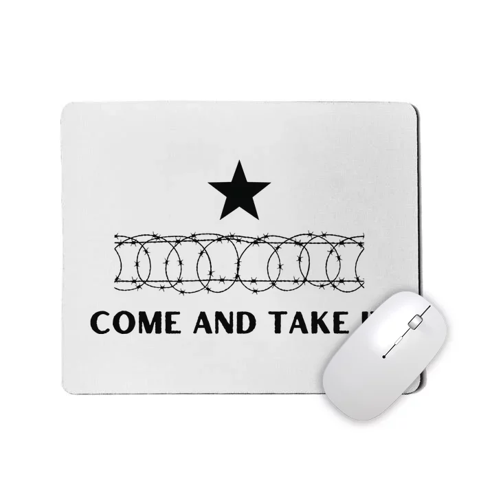 Republican Come And Take It Barbed Wire Patriotic Mousepad