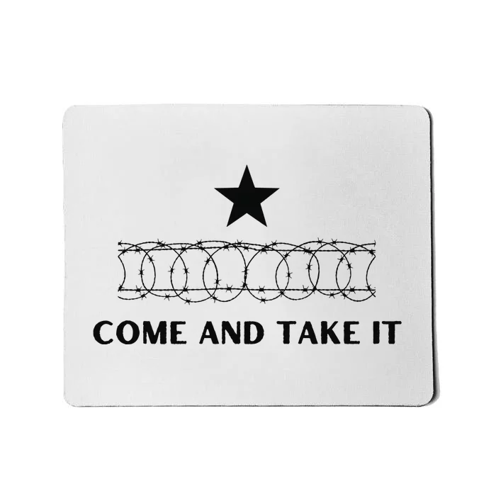 Republican Come And Take It Barbed Wire Patriotic Mousepad