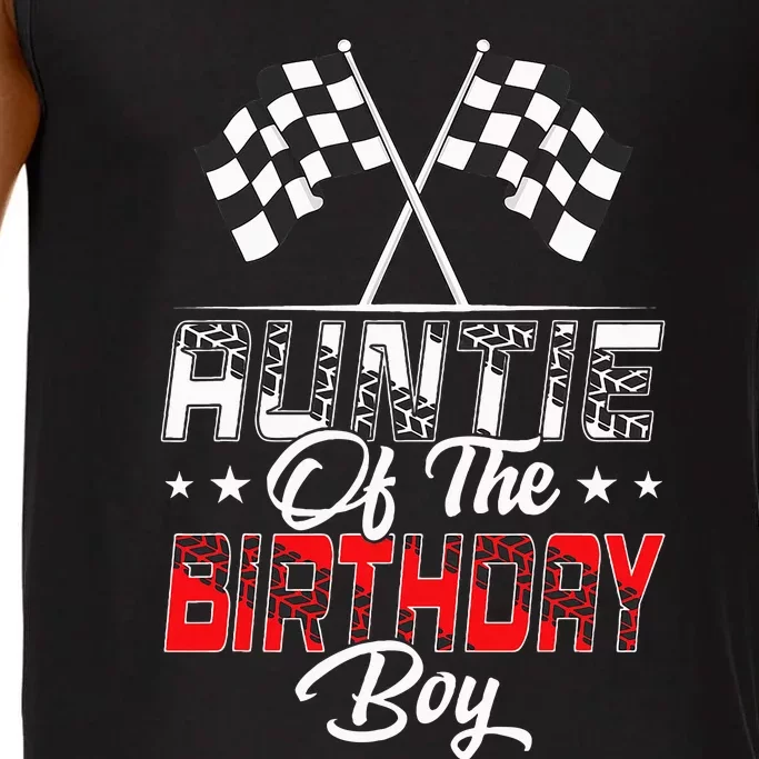 Race Car Auntie Of The Birthday Boy Racing Family Pit Crew Comfort Colors® Tank Top