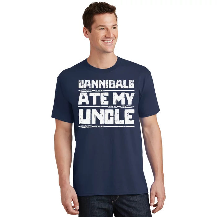 Retro Cannibals Ate My Uncle Joe Biden Satire Trump 2024 T-Shirt