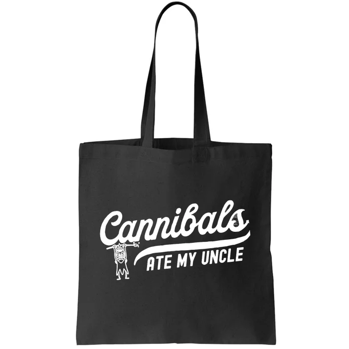 Retro Cannibals Ate My Uncle Funny Joe Bidens Tote Bag