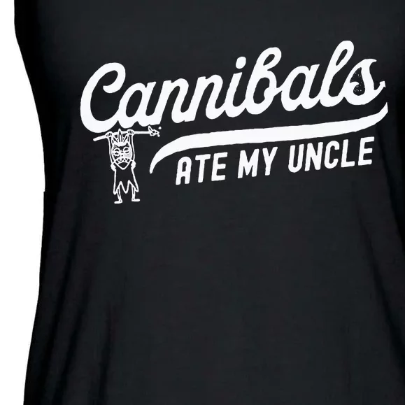 Retro Cannibals Ate My Uncle Joe BidenS Ladies Essential Flowy Tank