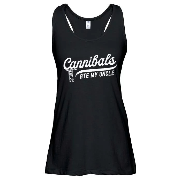 Retro Cannibals Ate My Uncle Joe BidenS Ladies Essential Flowy Tank