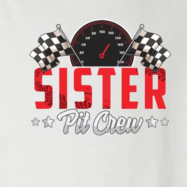 Race Car Birthday Party Racing Family Sister Pit Crew Toddler Long Sleeve Shirt