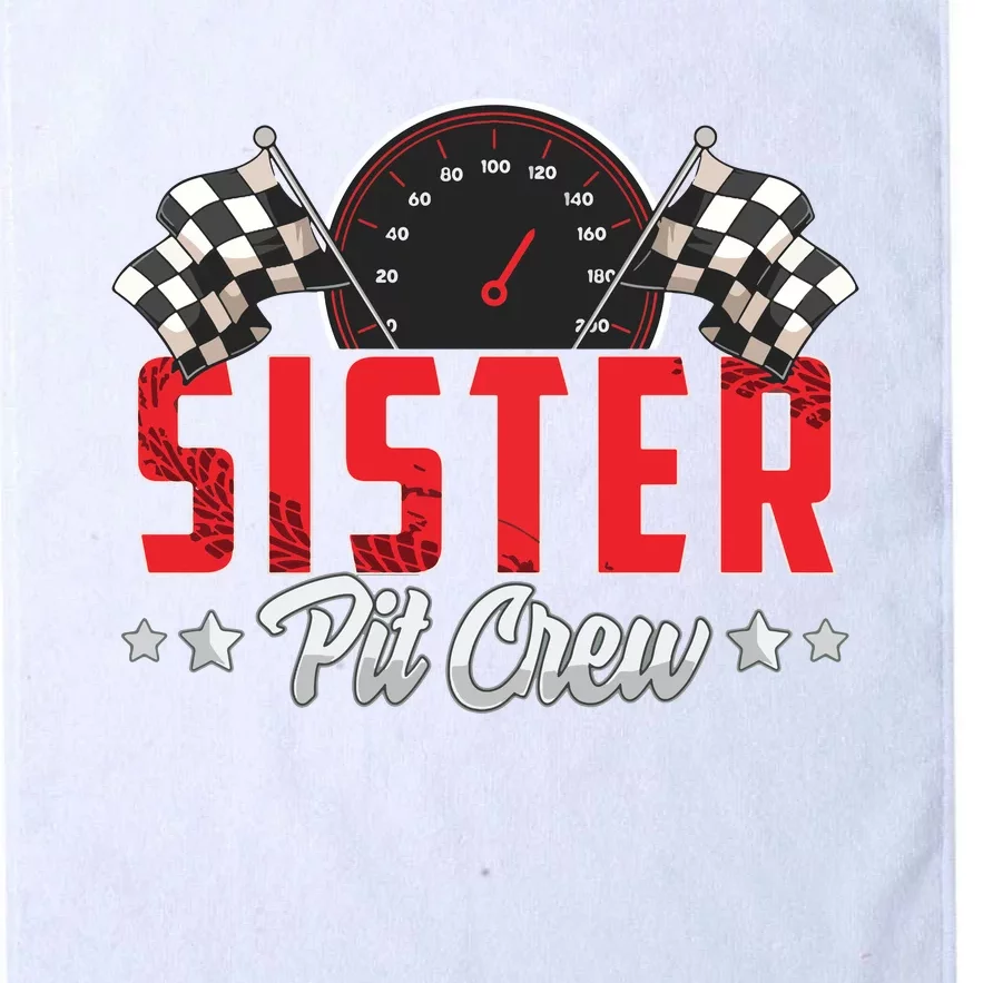 Race Car Birthday Party Racing Family Sister Pit Crew Platinum Collection Golf Towel