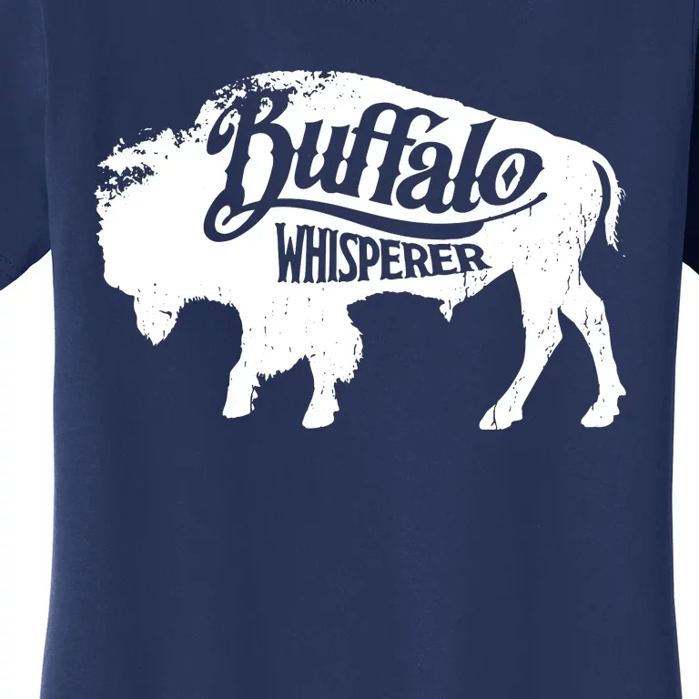 Retro Cute Buffalo Silhouette Bison Whisperer Tee Women's T-Shirt