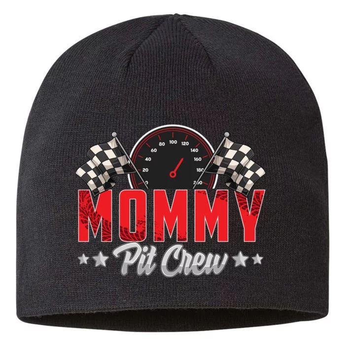 Race Car Birthday Party Racing Family Mommy Pit Crew 8 1/2in Sustainable Knit Beanie