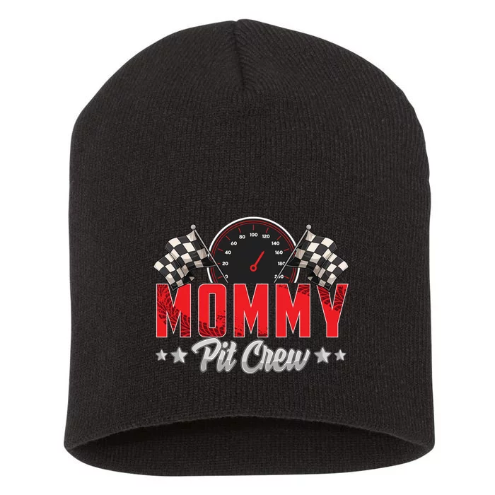 Race Car Birthday Party Racing Family Mommy Pit Crew Short Acrylic Beanie