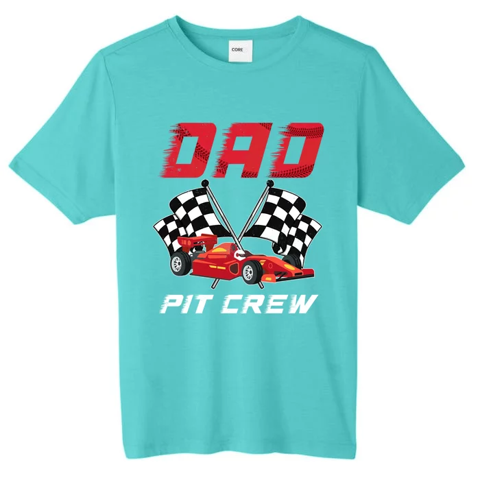 Race Car Birthday Party Racing Family Dad Pit Crew ChromaSoft Performance T-Shirt