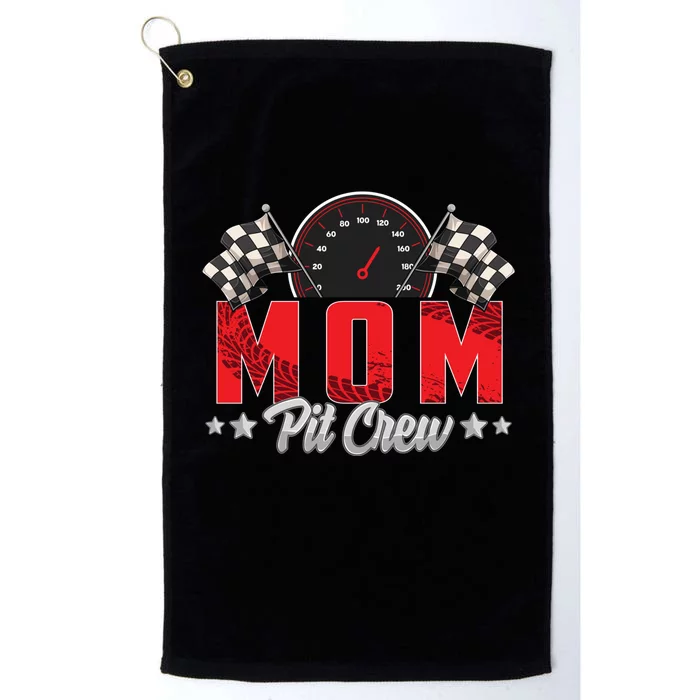 Race Car Birthday Party Racing Family Mom Pit Crew Platinum Collection Golf Towel