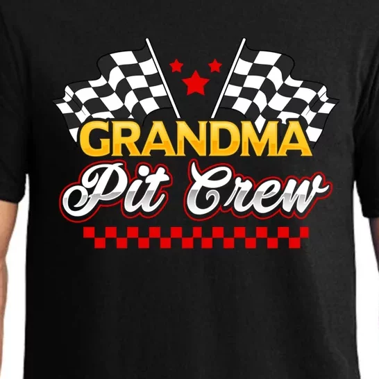 Race Car Birthday Party Racing Family Grandma Pit Crew Pajama Set