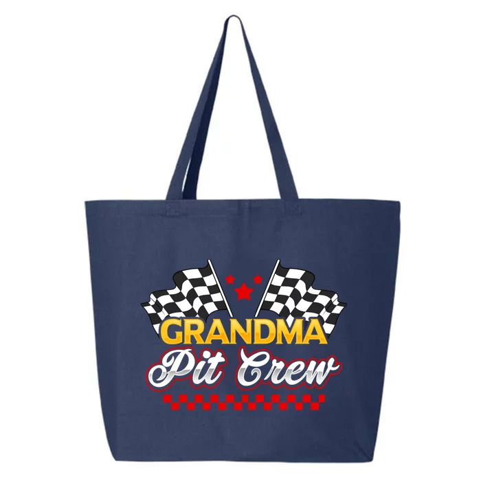 Race Car Birthday Party Racing Family Grandma Pit Crew 25L Jumbo Tote