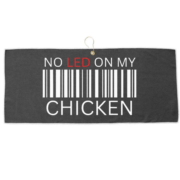 Rotisserie Chicken Barcode Scan Large Microfiber Waffle Golf Towel