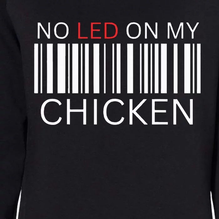 Rotisserie Chicken Barcode Scan Womens California Wash Sweatshirt