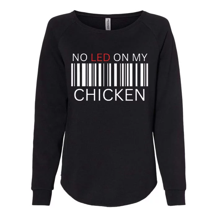 Rotisserie Chicken Barcode Scan Womens California Wash Sweatshirt