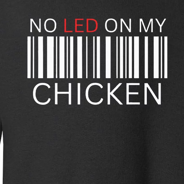 Rotisserie Chicken Barcode Scan Toddler Sweatshirt