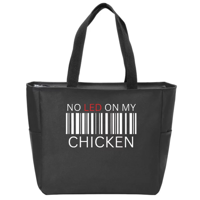 Rotisserie Chicken Barcode Scan Zip Tote Bag