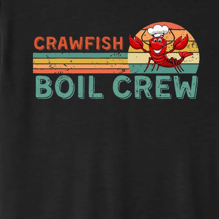 Retro Crawfish Boil Crew Gift Crayfish Crawdad Mudbug Lover ChromaSoft Performance T-Shirt