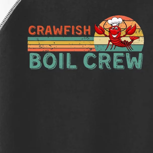 Retro Crawfish Boil Crew Gift Crayfish Crawdad Mudbug Lover Toddler Fine Jersey T-Shirt