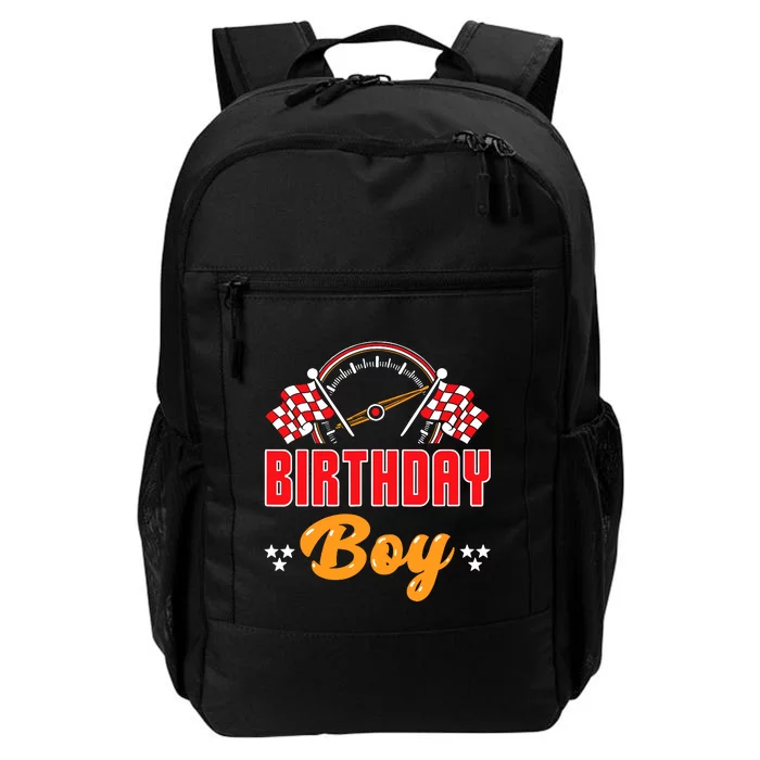 Race Car Birthday Party Matching Family Birthday Boy Daily Commute Backpack