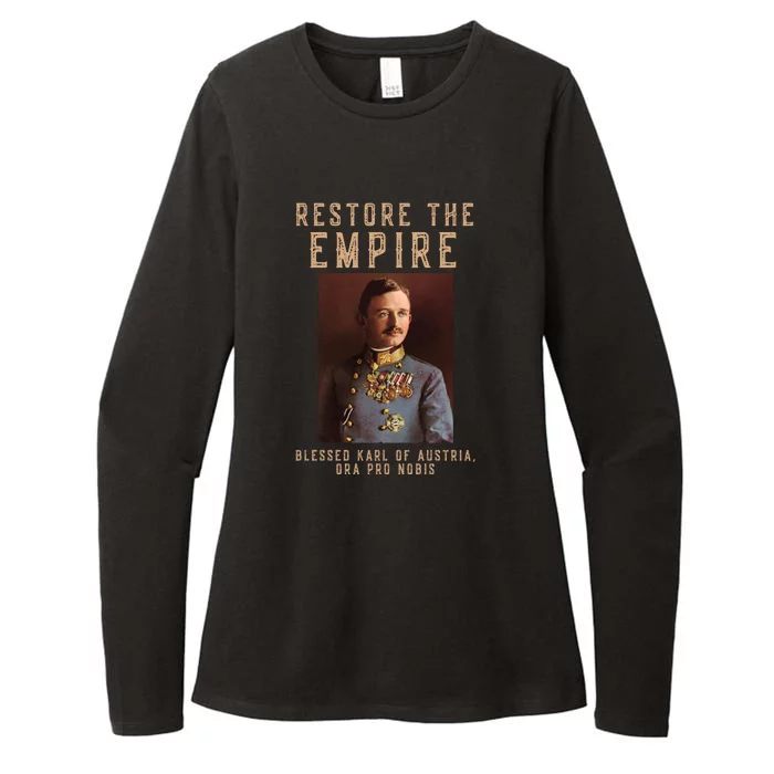 Roman Catholic Blessed Karl Of Austria Monarchist Womens CVC Long Sleeve Shirt