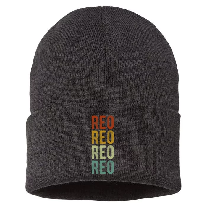 Reo City Burkina Faso Retro Sustainable Knit Beanie