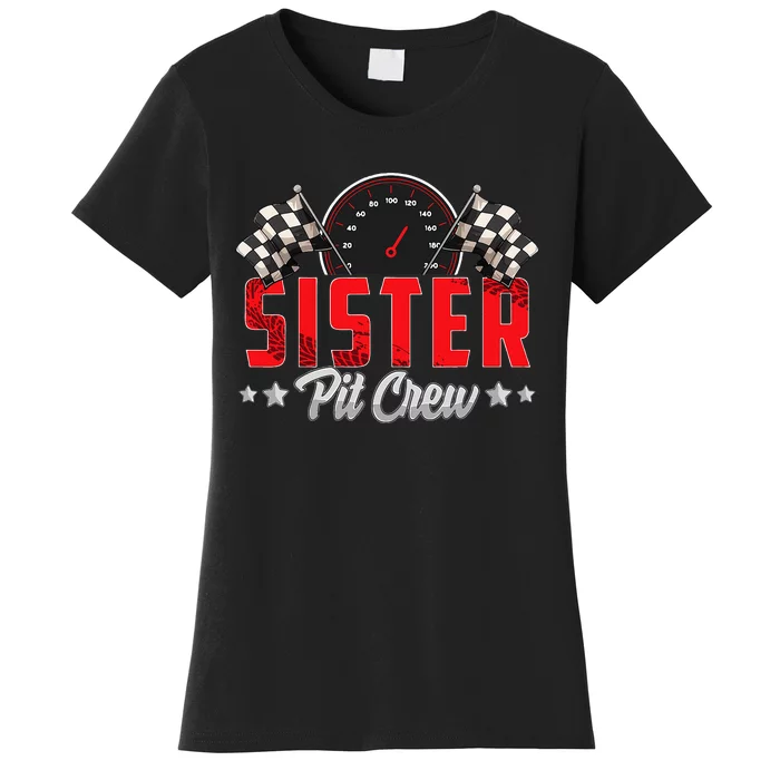 Race Car Birthday Party Racing Family Women's T-Shirt