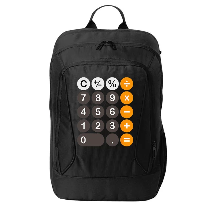 Retro Calculator Buttons Simple Halloween Costume City Backpack