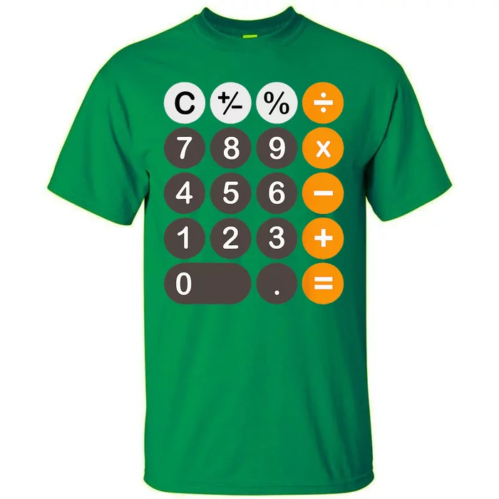 Retro Calculator Buttons Simple Halloween Costume Tall T-Shirt