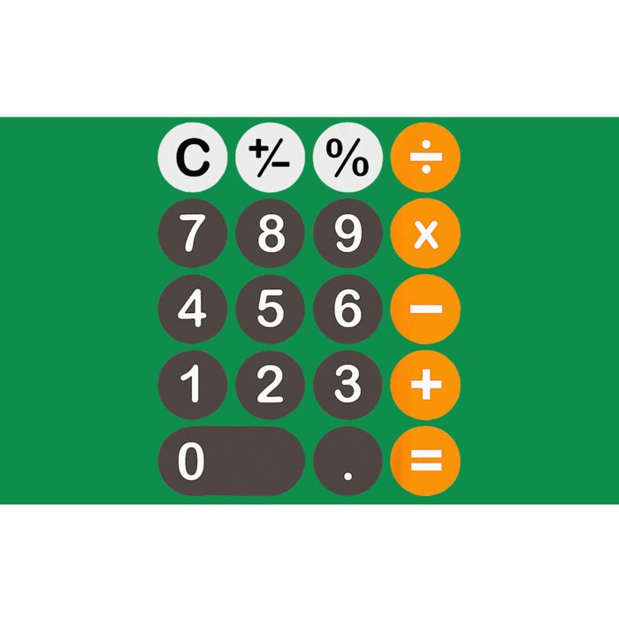 Retro Calculator Buttons Simple Halloween Costume Bumper Sticker