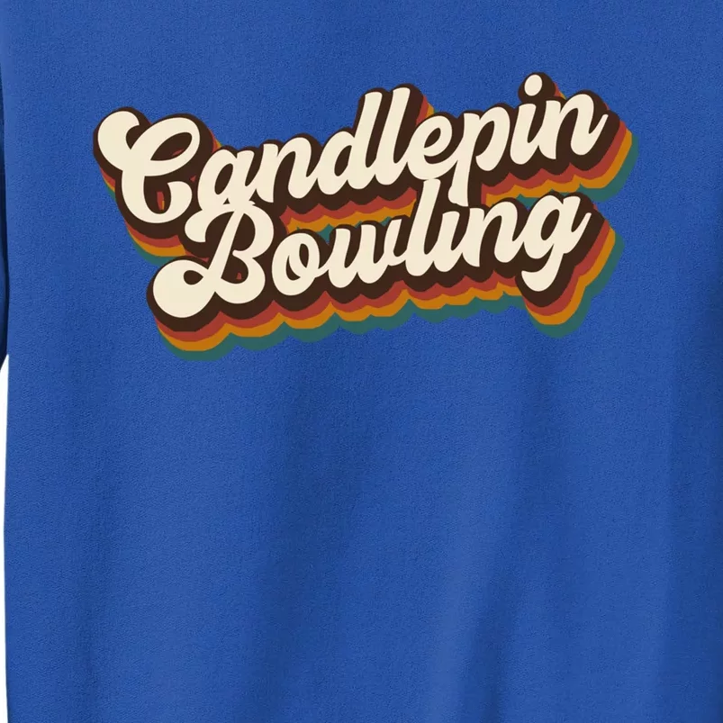 Retro Candlepin Bowling Design Candlepin Bowling Great Gift Tall Sweatshirt