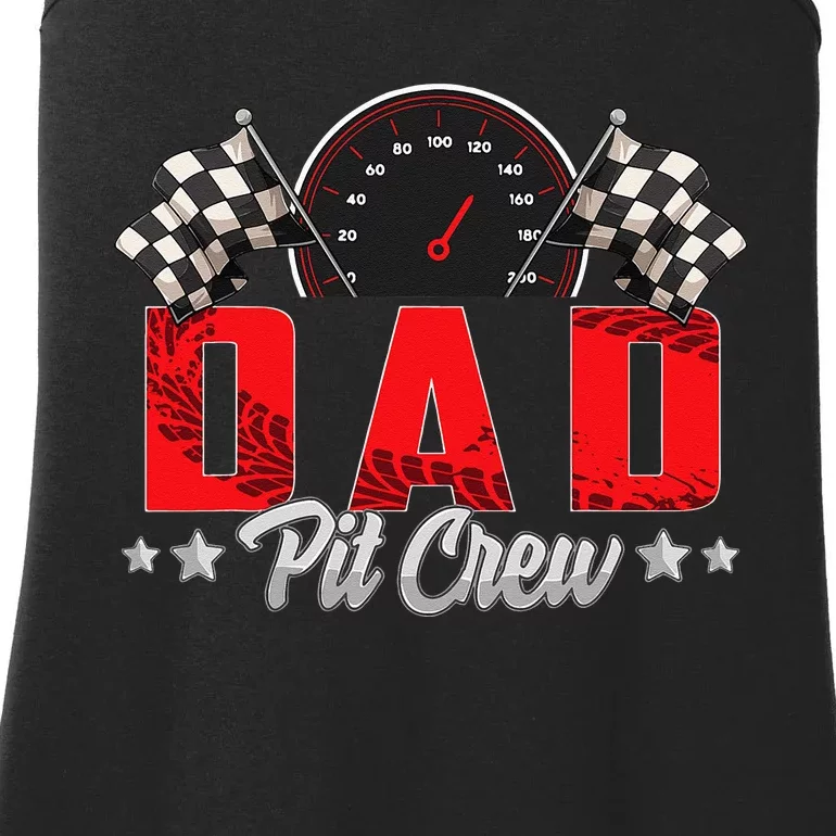 Race Car Birthday Party Racing Family Dad Pit Crew Ladies Essential Tank