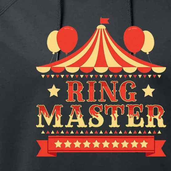 Ringmaster Circus Birthday Party Circus Costume Performance Fleece Hoodie