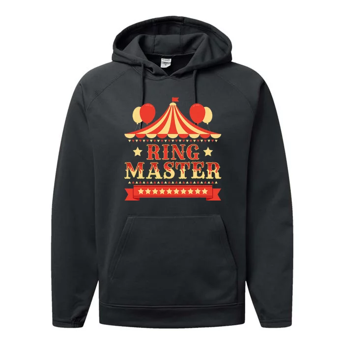 Ringmaster Circus Birthday Party Circus Costume Performance Fleece Hoodie