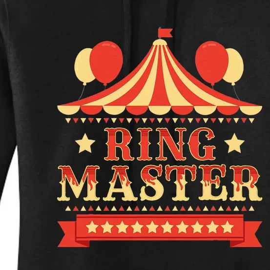 Ringmaster Circus Birthday Party Circus Costume Women's Pullover Hoodie