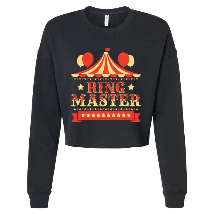 Ringmaster Circus Birthday Party Circus Costume Cropped Pullover Crew