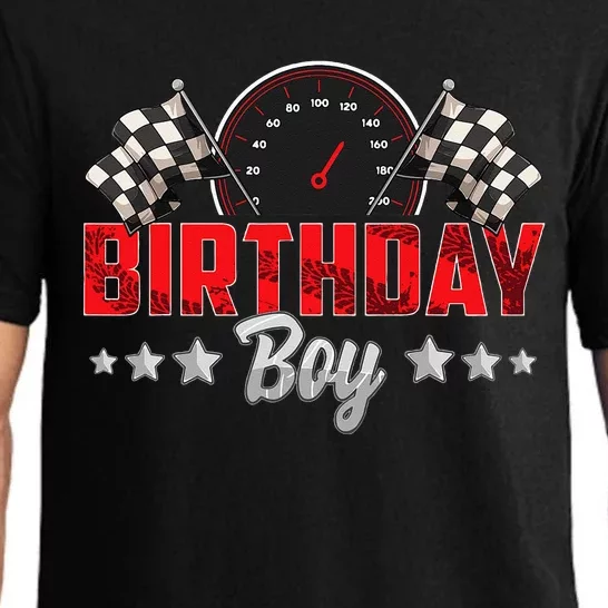 Race Car Birthday Party Racing Family Birthday Boy Pit Crew Pajama Set