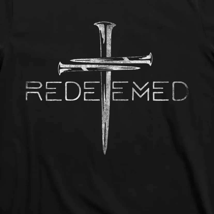 Redeemed Christian Bible Verse Cross Follower Christian T-Shirt