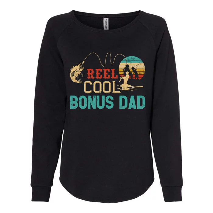 Reel Cool Bonus Dad Fishing Father’s Day Gift Fisher Dad Gift Womens California Wash Sweatshirt