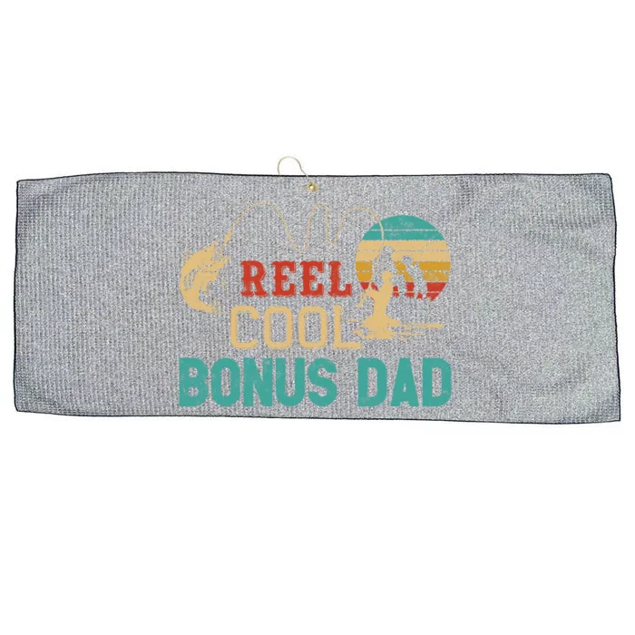 Reel Cool Bonus Dad Fishing Father’s Day Gift Fisher Dad Gift Large Microfiber Waffle Golf Towel