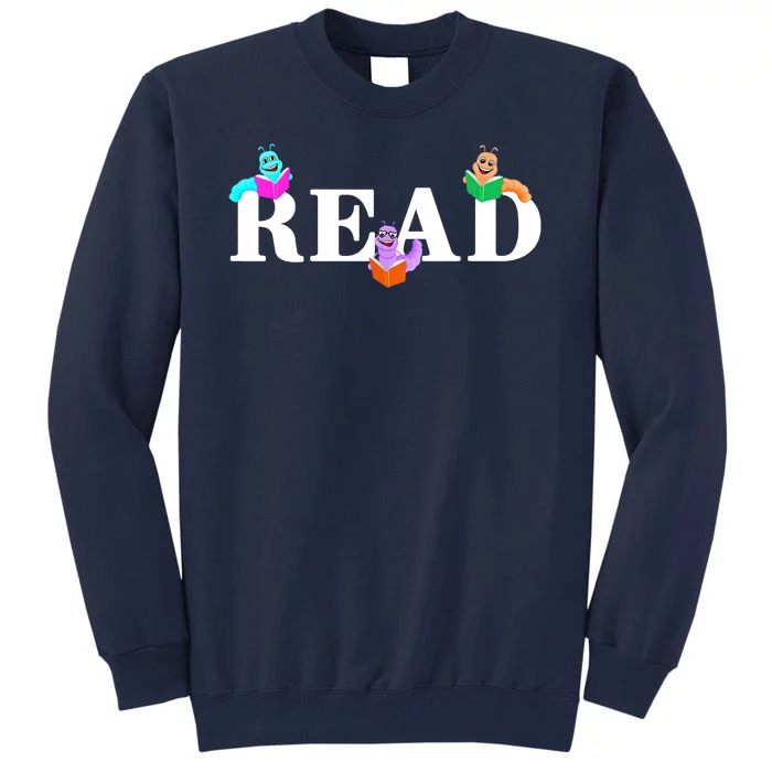 Read Cute Book Worms Tall Sweatshirt