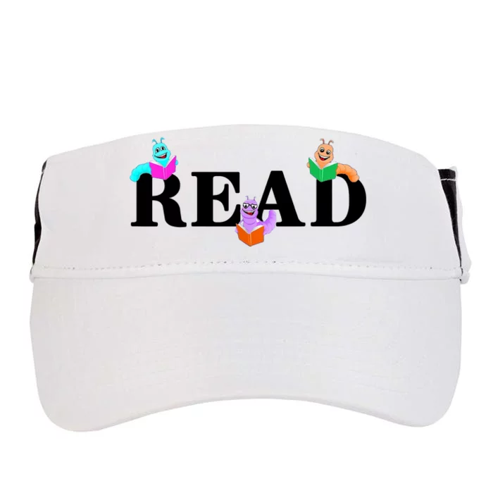 Read Cute Book Worms Adult Drive Performance Visor