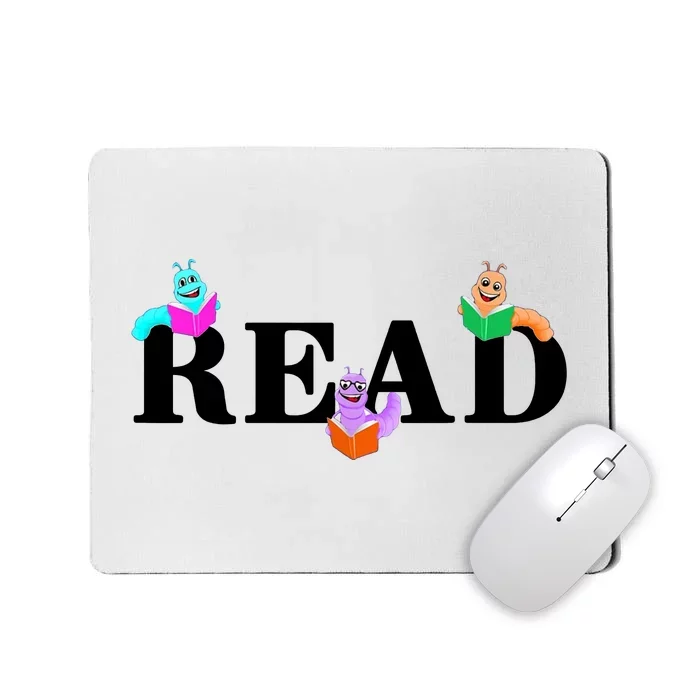 Read Cute Book Worms Mousepad