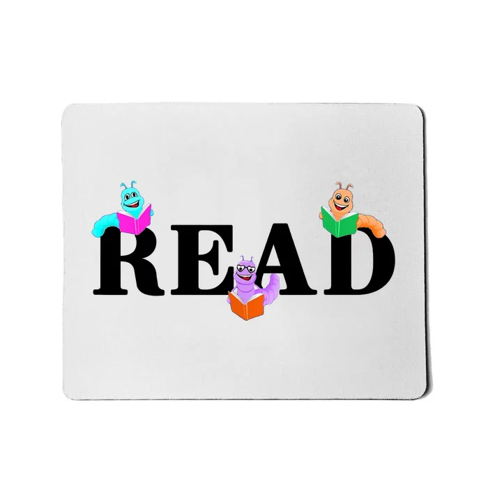 Read Cute Book Worms Mousepad