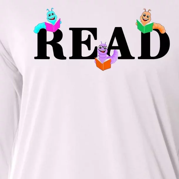 Read Cute Book Worms Cooling Performance Long Sleeve Crew